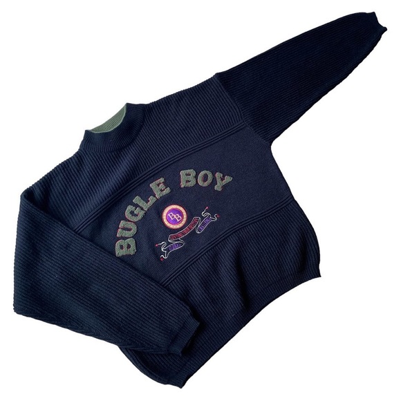 Bugle Boy Direction “Control Your Destiny” Knit Sweater - Picture 1 of 8